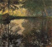 Claude Monet The Pond at Montgeron oil on canvas